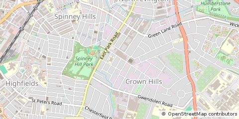 Map of Leicester