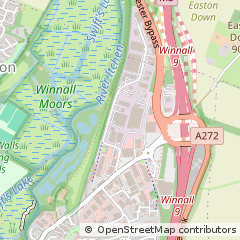 Map of Winchester, Hampshire