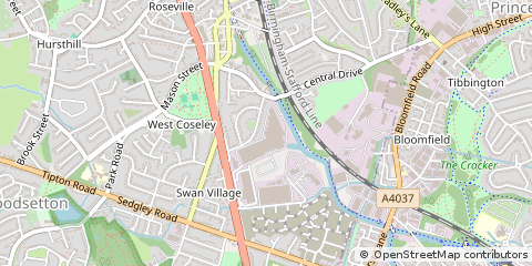 Map of Bilston