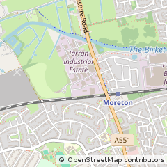 Map of Moreton, Wirral