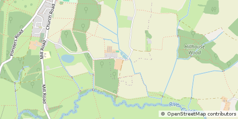 Map of Colchester, Essex