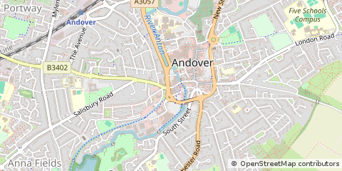 Map of Andover