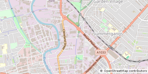 Map of Hull