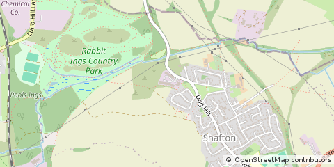 Map of Barnsley, South Yorkshire