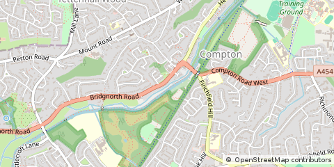 Map of Wolverhampton, West Midlands