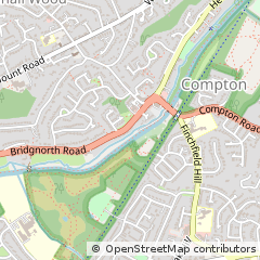 Map of Wolverhampton, West Midlands