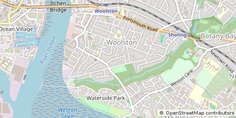 Map of Southampton