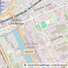 Map of Cardiff