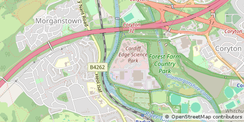 Map of Cardiff
