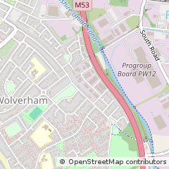 Map of Ellesmere Port, Merseyside