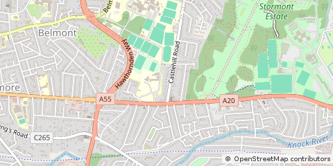 Map of Belfast, CO. Antrim