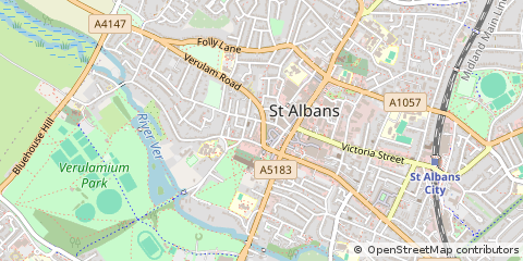 Map of ST. Albans