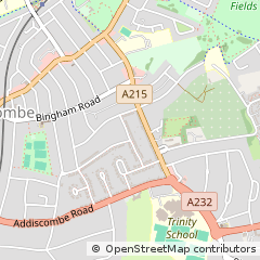 Map of Croydon