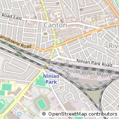 Map of South Glamorgan
