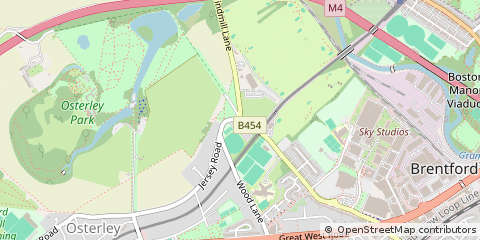 Map of Isleworth, Middlesex