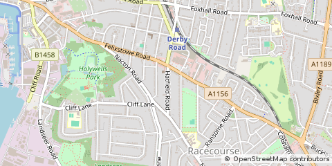 Map of Ipswich, Suffolk