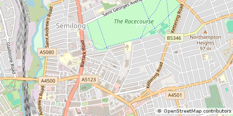 Map of Northampton