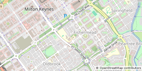 Map of Milton Keynes