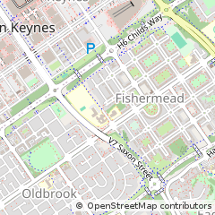 Map of Milton Keynes