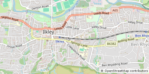 Map of Ilkley