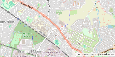 Map of Stockport, Cheshire
