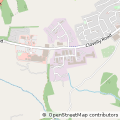 Map of Bideford, Devon