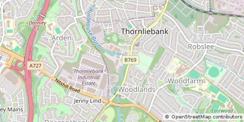Map of Glasgow