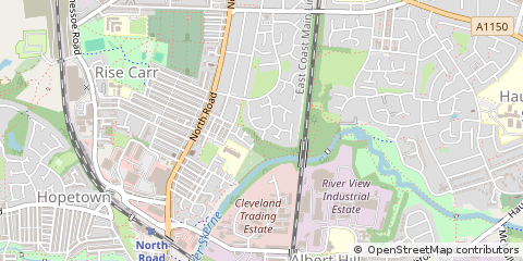 Map of Darlington