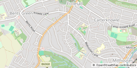 Map of Sheffield