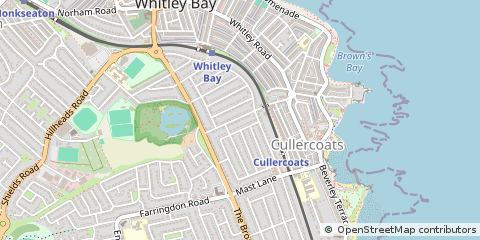 Map of North Shields