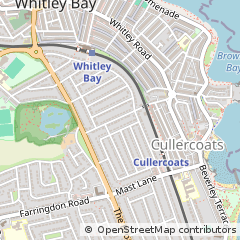 Map of North Shields