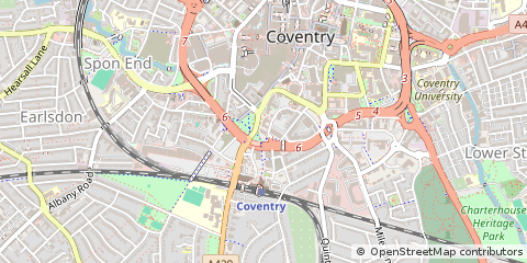 Map of Coventry