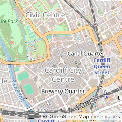 Map of Cardiff