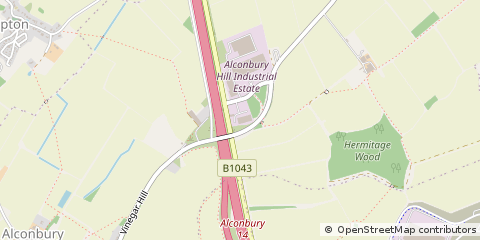 Map of Huntingdon, Cambridgeshire