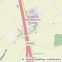 Map of Huntingdon, Cambridgeshire