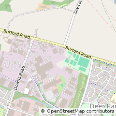 Map of Witney, Oxfordshire