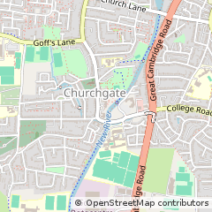 Map of Cheshunt, Hertfordshire