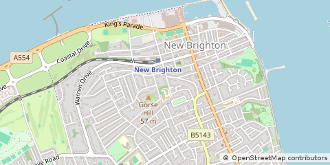 Map of Wallasey, Wirral