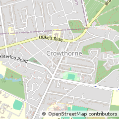 Map of Crowthorne