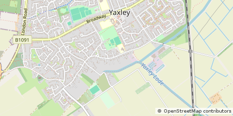 Map of Peterborough, Cambs