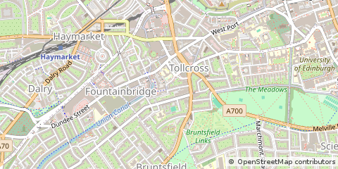 Map of Edinburgh