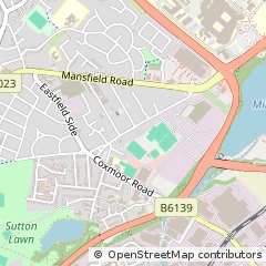 Map of Sutton-in-Ashfield