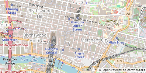 Map of Glasgow