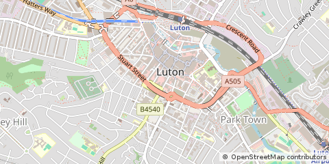 Map of Luton