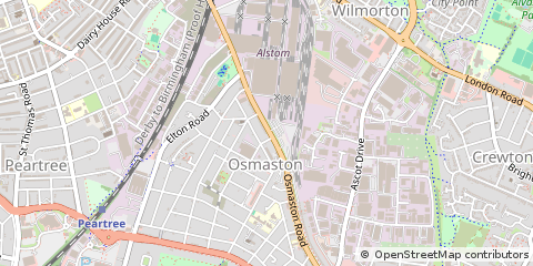 Map of Derby, Derbyshire