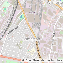 Map of Derby, Derbyshire