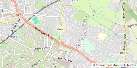 Map of Prescot