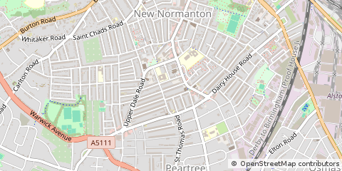 Map of Derby, Derbyshire