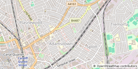 Map of Cardiff