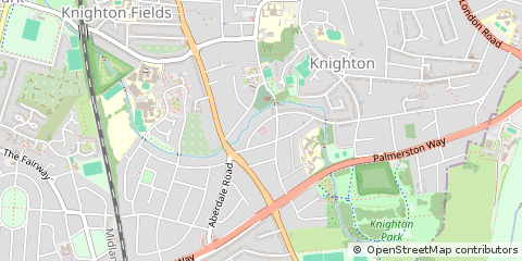 Map of Leicester